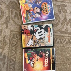 Bundle of 4 DVDs, Mickey Mouse